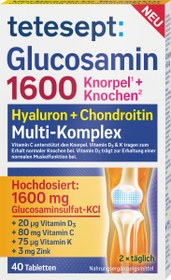 تصویر قرص گلوکوزامین 1600 چهل عددی tetesept Glucosamine 1550