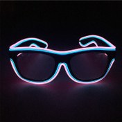 تصویر عینک LED دو ریسه ای 
