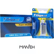 تصویر باتری نيم قلمی گيگاسل – مدل Super Alkaline – LR03 