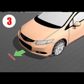 تصویر زنجیر چرخ مدل SNOW PRO مناسب برای ساینا بسته دو عددی 