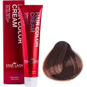 تصویر رنگ مو سری شکلات تلخ 120میل استار لیدی 5.062 Star Lady Bitter Chocolate Shades Hair Color Cream 120ml