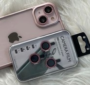 تصویر محافظ لنز شاین دار رزدگلد - Iphone 11 Shiny Rose Gold Lens Protector