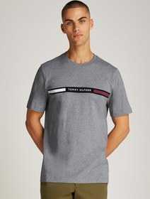 تصویر تی‌شرت یقه گرد لوگو برند Tommy Hilfiger Logo Crew Neck T-Shirt