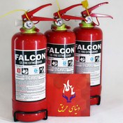 تصویر کپسول 1 کیلویی آتش نشانی پودر و گاز FALCON 