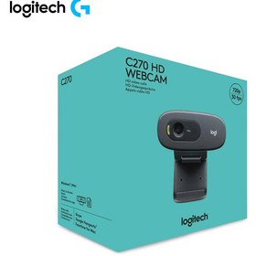 تصویر وب کم لاجیتک مدل LOGITECH C270 HD 