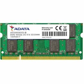 تصویر حافظه‌ی رم لپ تاپی ADATA مدل Premier DDR2 800 با ظرفیت 2 گیگابایت 