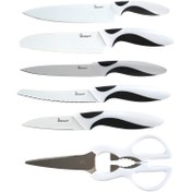 تصویر سرویس چاقو 6 پارچه مدل بداف Chef Knife 