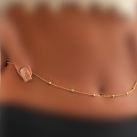 تصویر زنجیر بدن - طلایی / mL 