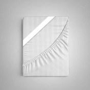 تصویر سرویس ملحفه نیم ست هتلی سفید برند ایپک 