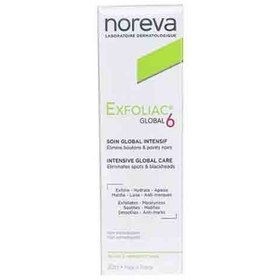 تصویر کرم ضد جوش فرانسوی اکسفولیاک گلوبال نوروا Noreva Exfoliac 6 مناسب پوست چرب و مستعد آکنه 30 میل 