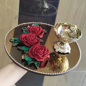 تصویر سینی حنا گلدار 