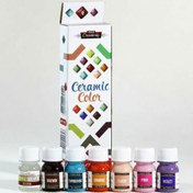 تصویر رنگ سرامیک لعابی ۶ عددی سوداکو 