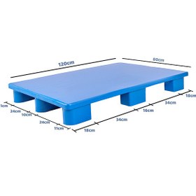 تصویر پالت پلاستیکی کد 2008 pallet-plastic