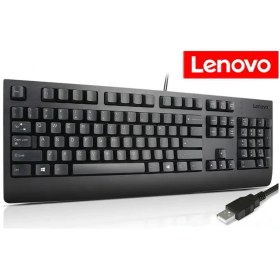 تصویر کيبورد لنوو استوک با سیم مدل Lenovo SK-8827 