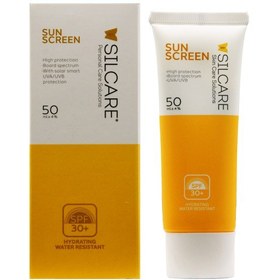 تصویر کرم ضد آفتاب بی‌رنگ SPF30 سیلکر 50 میلی لیتر Silcare Sunscreen SPF30 Invisible All Ski Cream 50ml