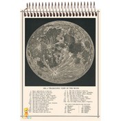 تصویر دفتر شطرنجی 100 برگ طرح سیاره کد 2502 