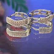 تصویر گوشواره نقره زنانه_ 1655 - 3. 