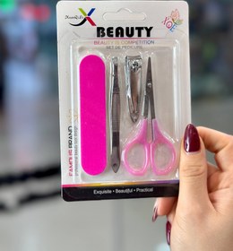 تصویر ست مانیکور 4 تیکه - آبی 