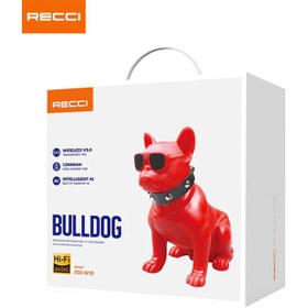 تصویر اسپیکر بلوتوثی رسی Recci bulldog RSK-W18 bluetooth speaker RSK-W18