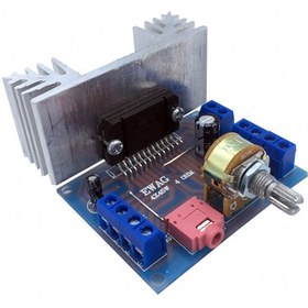 تصویر ماژول آمپلی فایر 4 كانال 45 وات با تراشه TDA7388 BOARD MODULE AMPLIFIER TDA 7388 4*45W 12V