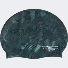 تصویر کلاه شنای سیلیکونی مردانه و زنانه نابایجی چاپی ٥٠٠ NABAIJI Silicone Swimming Cap - 500 NABAIJI Silicone Swimming Cap printed - 500