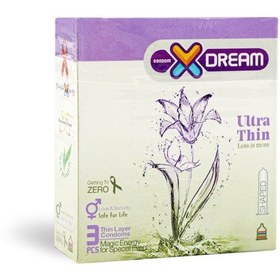تصویر کاندوم 3عددی بسیار نازک مقاوم Ultra Thin ایکس دریم ا X Dream Ultra Thin Condom 3pcs X Dream Ultra Thin Condom 3pcs