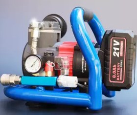 تصویر پمپ باد شارژی بیوتی با دو باتری ۴ آمپری 