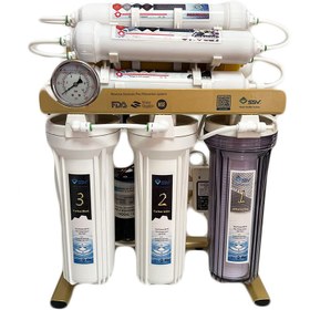 تصویر دستگاه تصفیه کننده آب اس اس وی مدل MaxGold N 2W X1055 +3F به همراه شیر دوکاره و فیلتر 