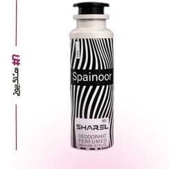 تصویر اسپری دئودورانت مردانه مدل Spainoor حجم 200 میلی لیتر شارل Sharel Spainoor Deodorant Spray For men 200 ml