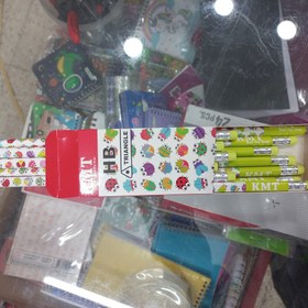 تصویر مداد مشکی طرح دار KMT 