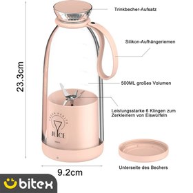 تصویر شیکر شارژی مدل JUICE Y03 