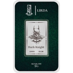 تصویر شمش نقره مدل Dark Knight بتمن 5-10-15 