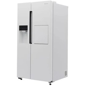 تصویر یخچال فریزر ساید بای ساید اسنوا 27 فوت مدل هارمونی S1Di-S110 Snowa S1Di-S110-S Side By Side Refrigerator