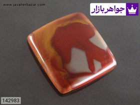 تصویر نگین جاسپر چهار گوش کد 142983 