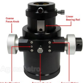 تصویر فوکوسر ۲ اینچ دوسرعته تلسکوپ اشمیت-کاسگرین مدل GSO M-LST 