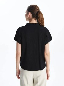 تصویر شومیز مشکی Lc waikiki 