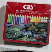 تصویر مداد رنگی ۲۴ تایی CBS CBS