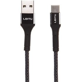 تصویر کابل تایپ سی لیتو مدل LD-9 طول 1 متر Type-C Cable Leitu LD-9