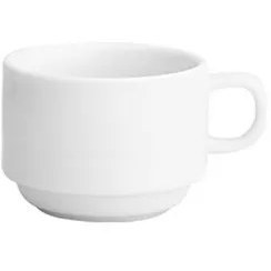 تصویر فنجان چای خوری چینی زرین سفید (سایز 8) Zarin Iran Hotel-49 White 1 Piece Porcelain Tea Cup 8