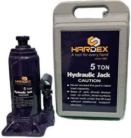 تصویر جک هیدرولیک 5 تن هاردکس ا Hardex 5 ton hydraulic jack Hardex 5 ton hydraulic jack