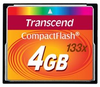 تصویر کارت حافظه ترنسند Transcend CF 4GB 133X 