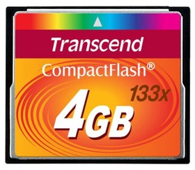 تصویر کارت حافظه ترنسند Transcend CF 4GB 133X 