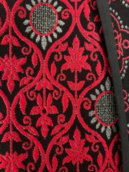 تصویر ست یلدایی جلیقه به همراه گردنبند انار 