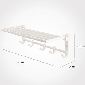 تصویر جا حوله تاشو لیمون کد 1940 