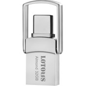 تصویر فلش مموری لوتوس مدل Almond Type ظرفیت 32 گیگابایت Lotous Almond Type 32GB Flash Memory