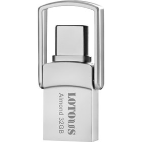 تصویر فلش مموری لوتوس مدل Almond Type ظرفیت 32 گیگابایت Lotous Almond Type 32GB Flash Memory