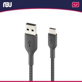 تصویر کابل تبدیل USB-C به USB-A با روکش بافته بلکین مدل CAB002bt طول 1 متر 