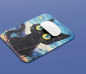 تصویر پد ماوس طرح گربه 