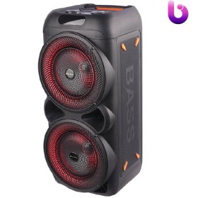 تصویر اسپیکر چمدانی بلوتوثی رم و فلش خور RS-D33 + میکروفون و ریموت کنترل RS-D33 WIRELESS SPEAKER