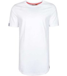 تصویر تی‌ شرت مردانه نخی سفید Vimana 